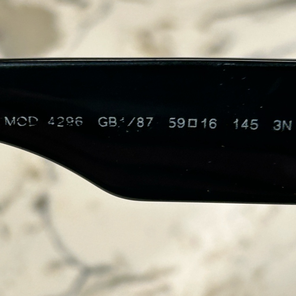Versace Black Sunglasses with Gold Detail - Picture 6 of 6